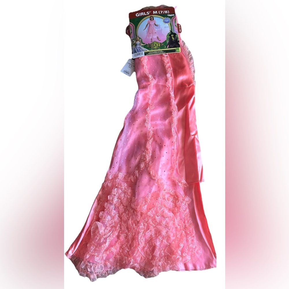 Universal Pics WICKED Glinda Dress Girls Medium 7-8 Shimmering Pink   Precious!!